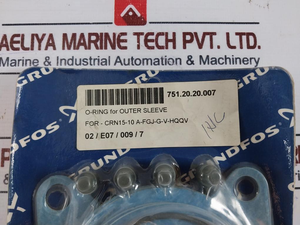GRUNDFOS 96509610 O-Ring for Outer Sleeve Kit 751.20.20.007
