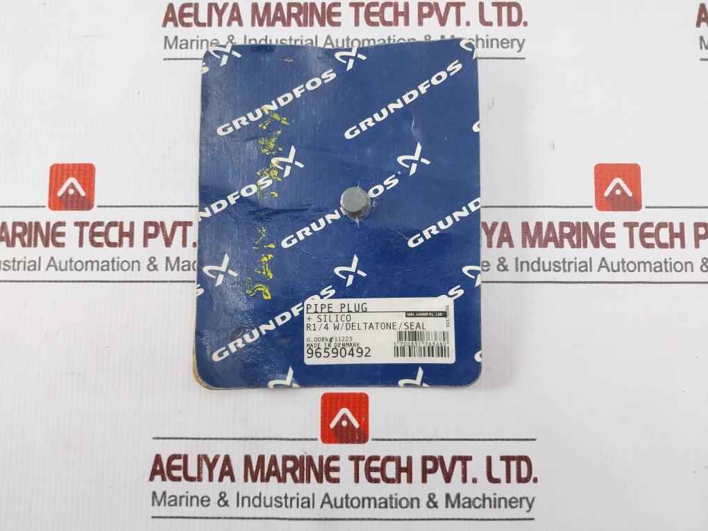 Grundfos 96590492 Silico Pipe Plug R1/4 With Deltatone Seal