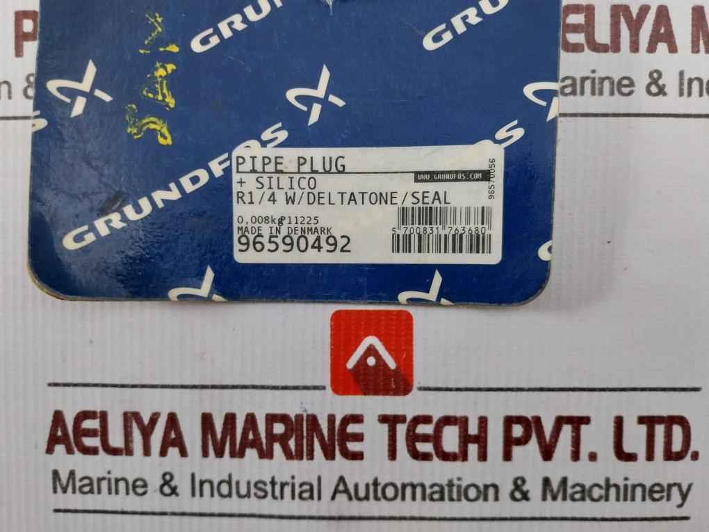 Grundfos 96590492 Silico Pipe Plug R1/4 With Deltatone Seal