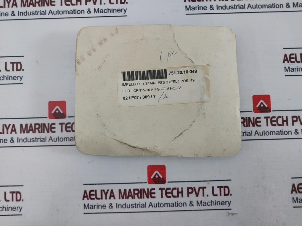 Grundfos 98394449 Spare Impeller(Stainless Steel) Crn 15 (Sf)