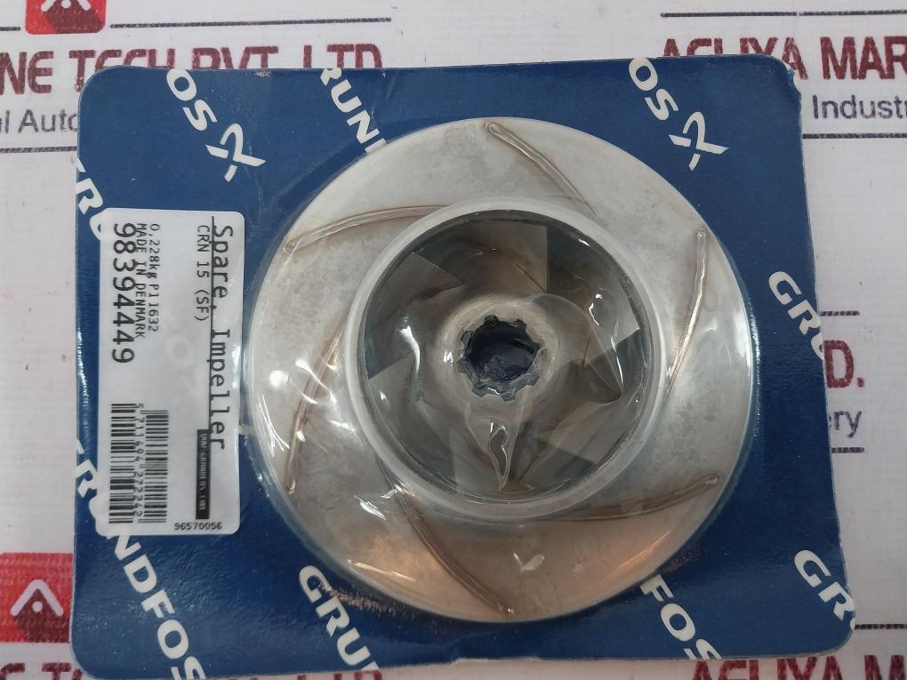 Grundfos 98394449 Spare Impeller(Stainless Steel) Crn 15 (Sf)