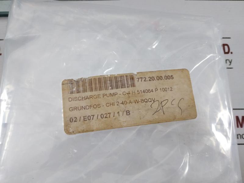 Grundfos Chi2-40 A-w-g-bqqv Discharge Pump For Bilge Water 50hz/60hz,1060 W