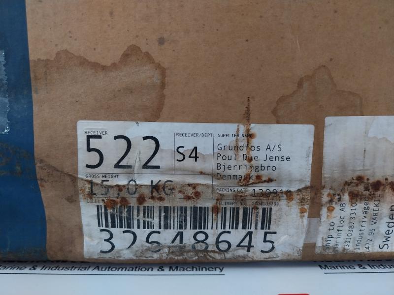 Grundfos Cm3-4A-r-g-v-aqqv-a-a-a-n Centrifugal Pump 16 Bar 232 Psi