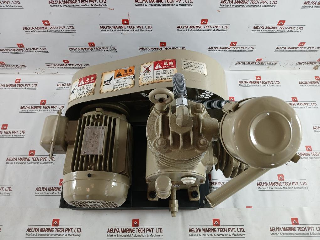 Gs2ar Air Compressor W/ Three Phase Marine Induction Motor 2.5mpa Sanwa