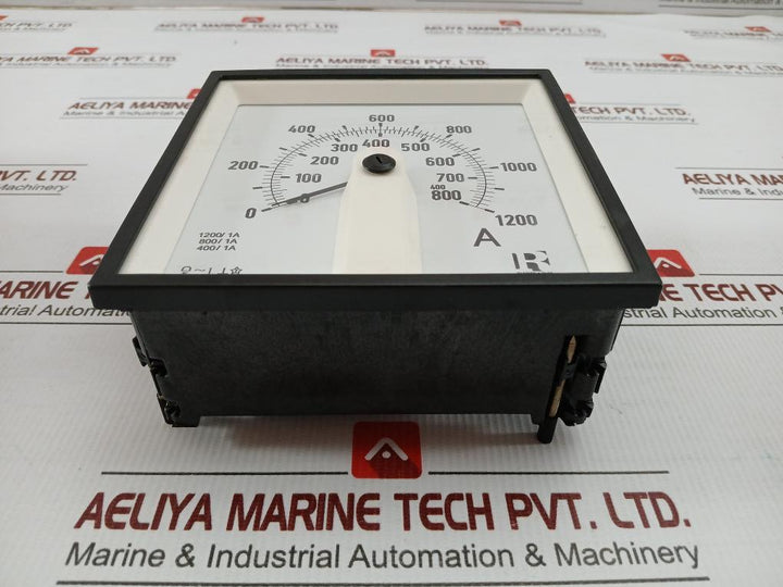 Gseam1060051 Triple Scale Ammeter 0-1200-800-400 Rishabh