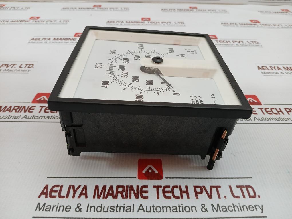 Gseam1060051 Triple Scale Ammeter 0-1200-800-400 Rishabh