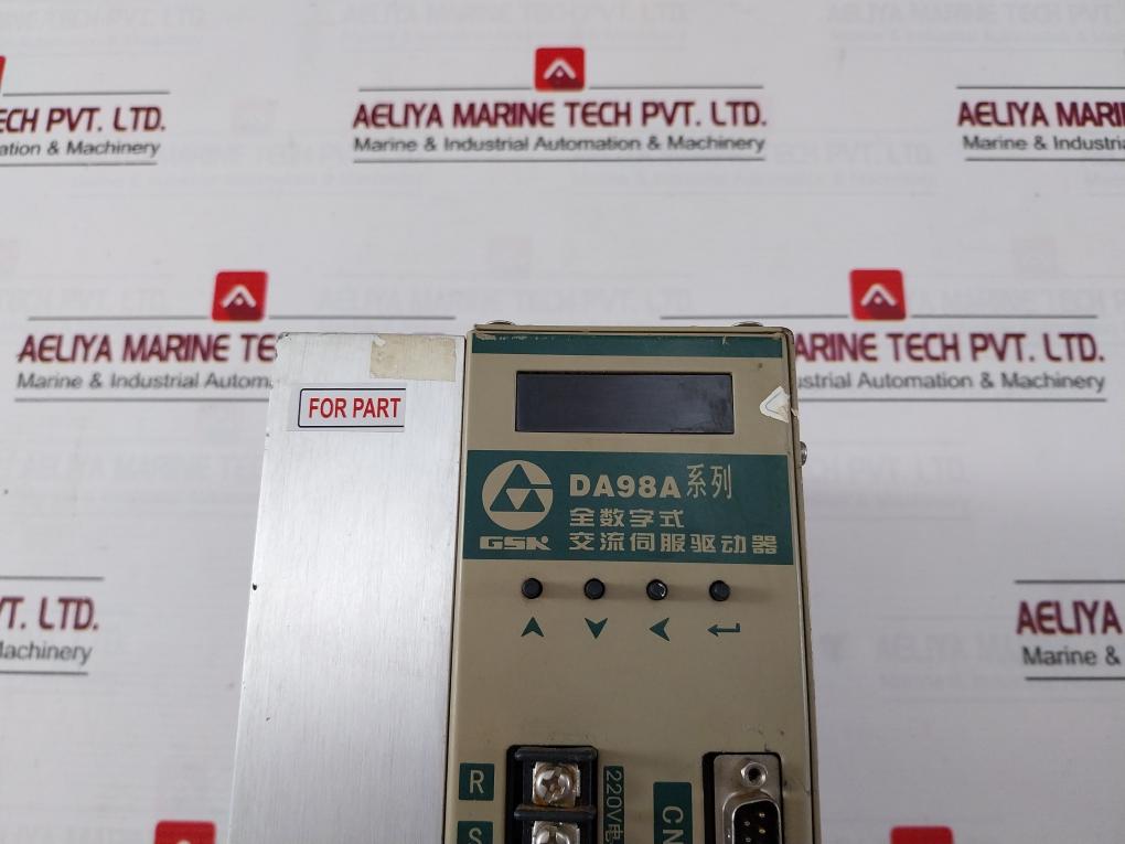 Gsk Da98A Ac Servo Drive 220V 50/60Hz (Not Working)