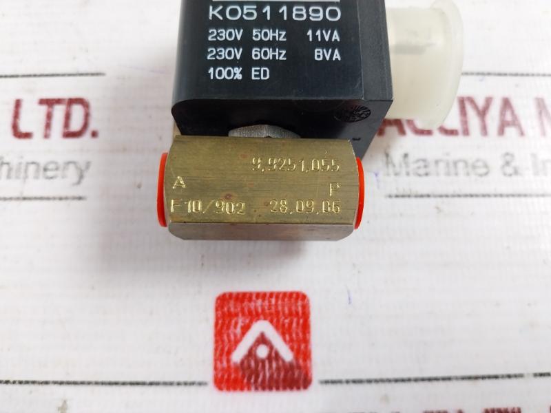 Gsr A72311002.182Xx Solenoid Valve, 0-8 Bar, 230V, F 10/902