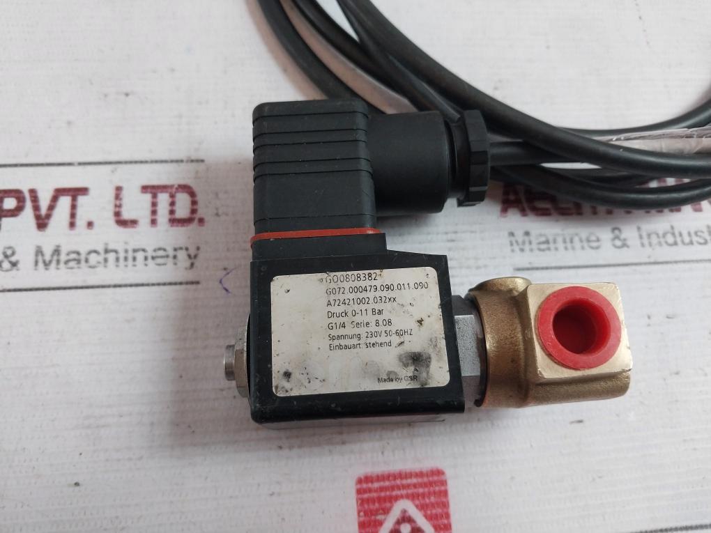 Gsr A72421002.032Xx Solenoid Valve Turbulo Separator 230V 50-60Hz 0-11 Bar