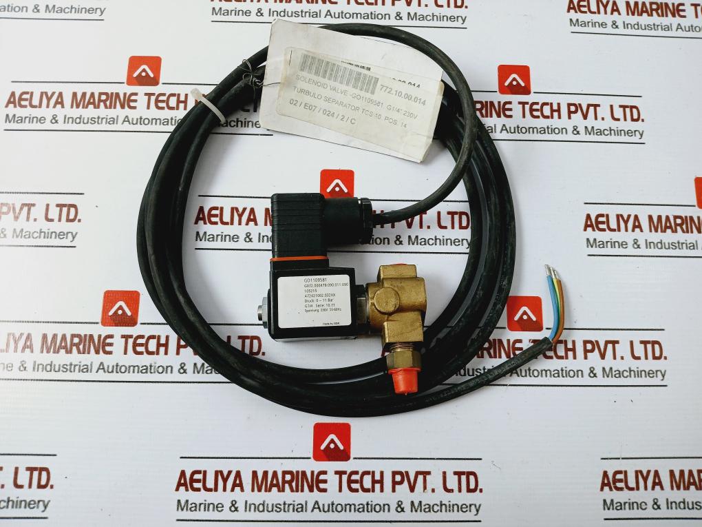 GSR A72421002.032XX Solenoid Valve Turbulo Separator 0-11 Bar 230V 50-60HZ G1/4