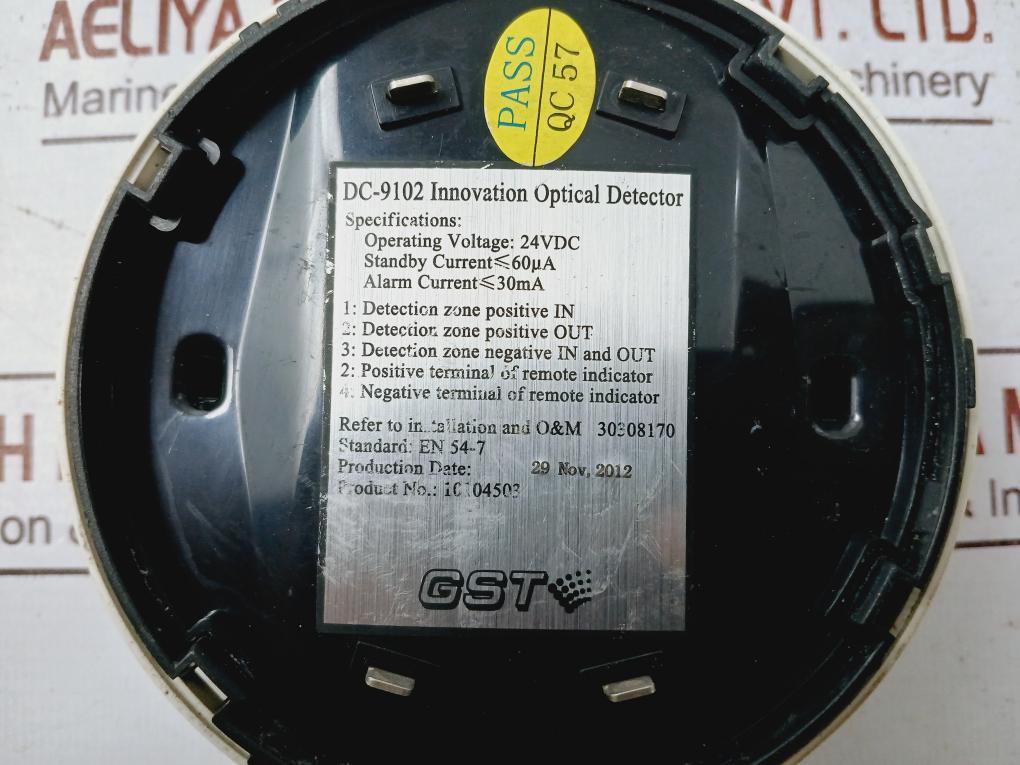 Gst Dc-9102 Innovation Optical Detector 24Vdc 30Ma