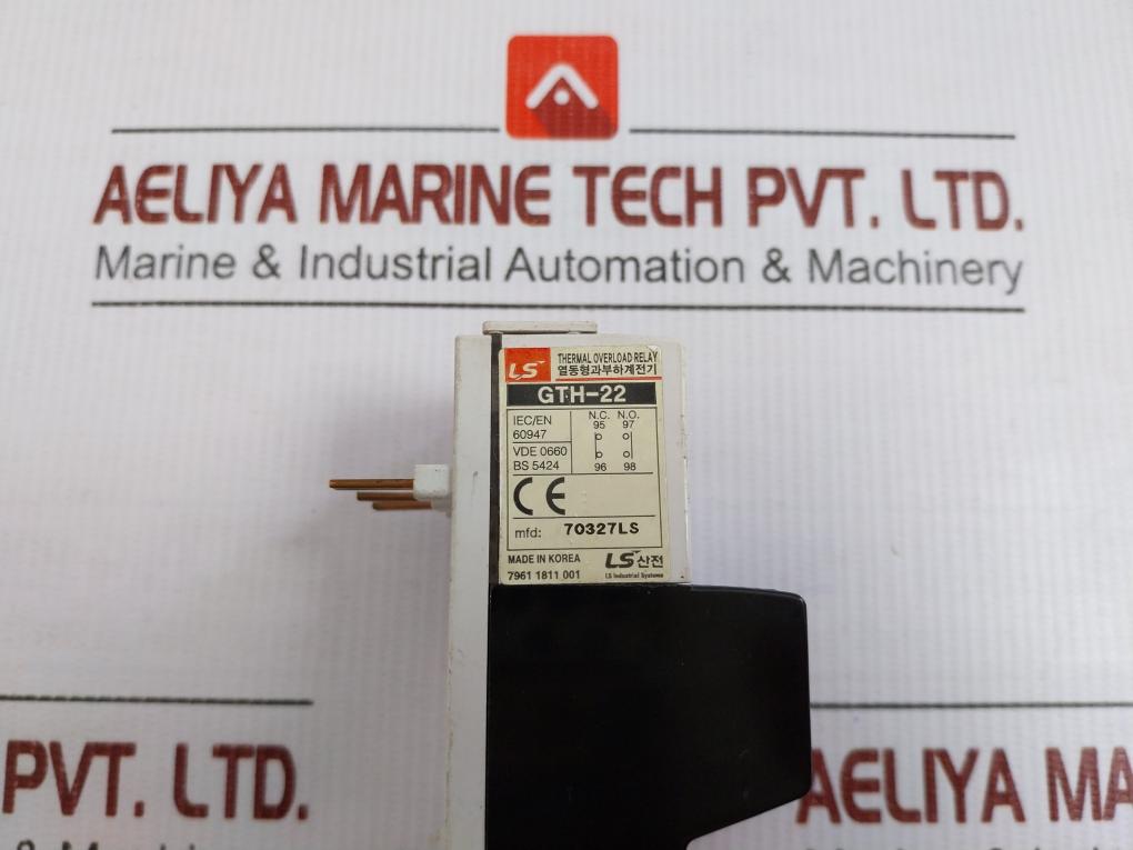 Gth-22 7961 1811 001 Meta Mec Thermal Overload Relay Ls Industrial Systems