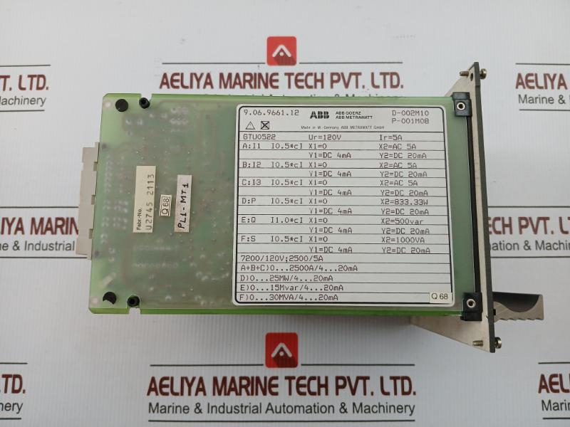 Gtu0522 Multi-transducer Industrial Control Unit Abb