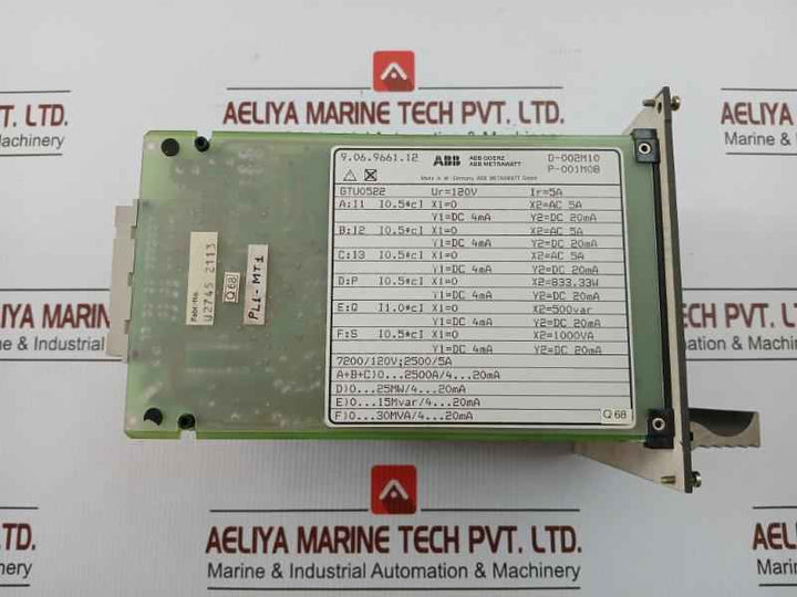 Gtu0522 Multi-transducer Industrial Control Unit Abb