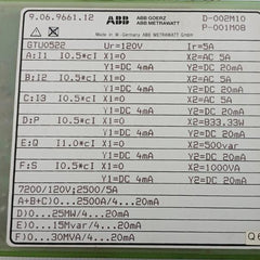 Gtu0522 Multi-transducer Industrial Control Unit Abb