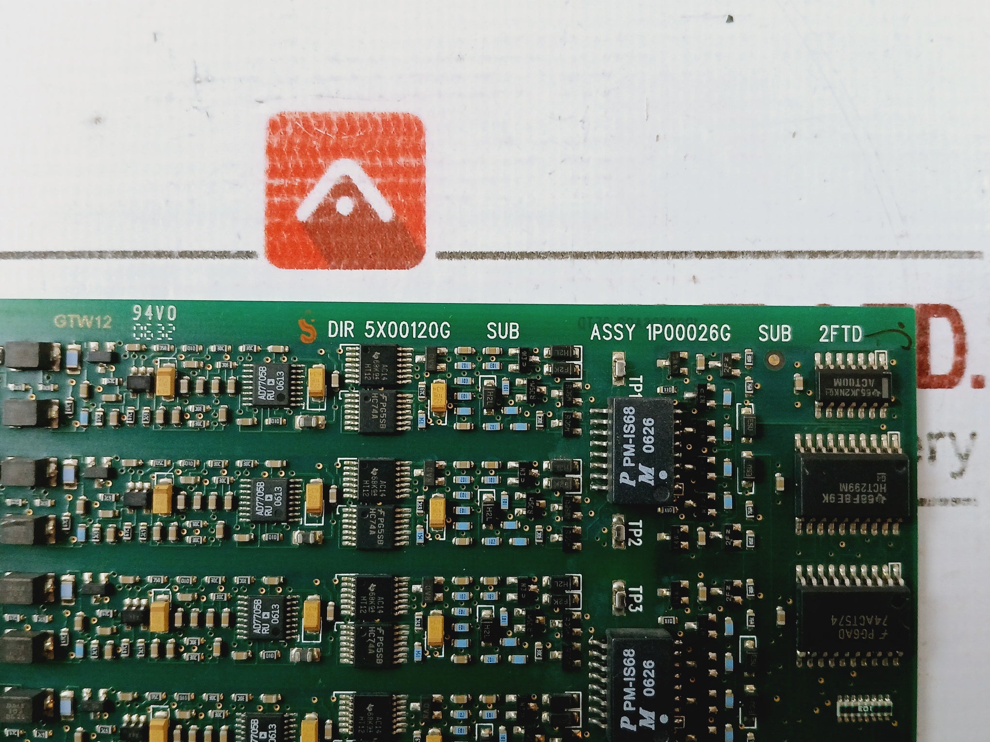 Gtw12 Dir 5X00120G Printed Circuit Board 1P00026G Rev: 04