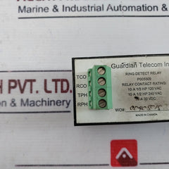 Guardian Telecom P005509 Ring Detect Relay 10a 120-240vac 30vdc