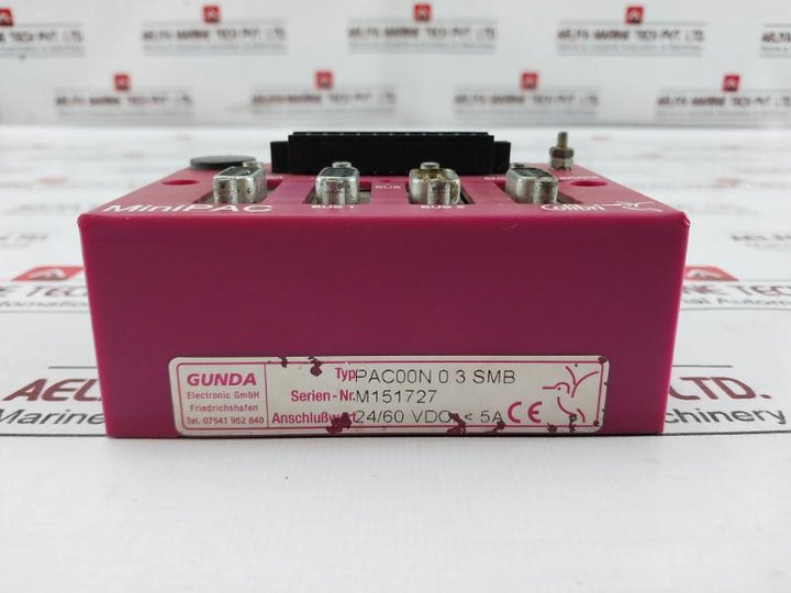 Gunda Electronic Pac00n.0.3.smb Stepper Motor Control Minipac 24/60vdc