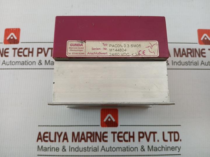Gunda Electronic Stepper Motor Control Module 24/60 Vdc Pac0N.0.3.Sm05