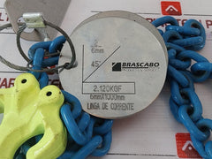 Gunnebo Egkn-6-10 Chain Sling, 6Mm X 1000Mm, 2.12 T Working Load Limit