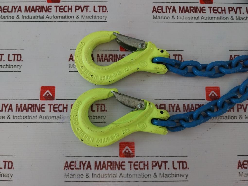 Gunnebo Egkn-6-10 Chain Sling, 6Mm X 1000Mm, 2.12 T Working Load Limit