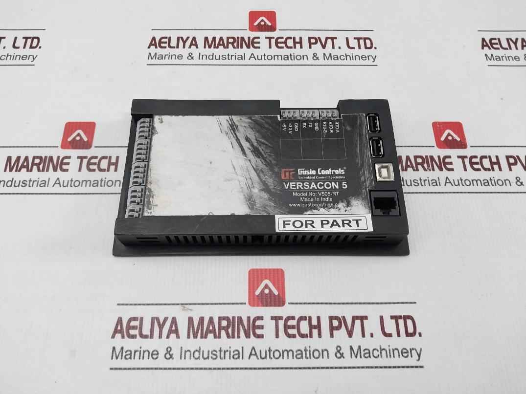 Gusto Controls V505-rt Hmi Touchscreen Panel Display (not Working)