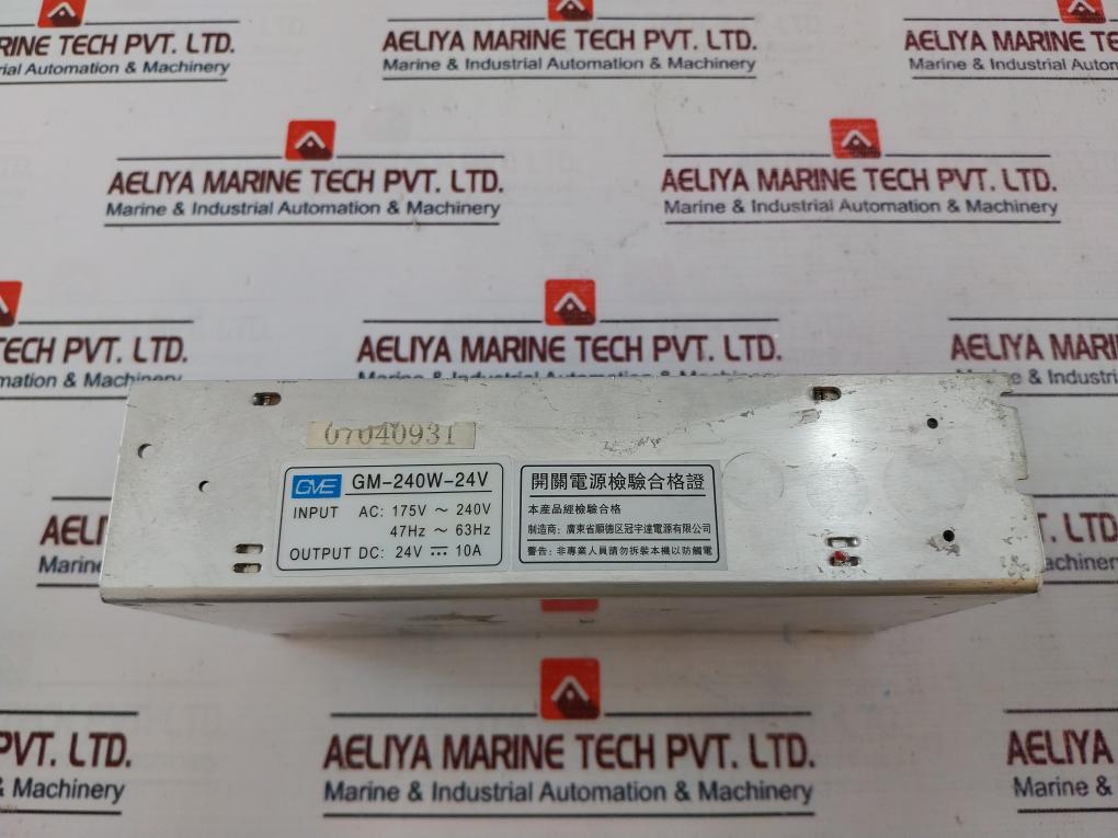 GVE GM-240W-24V Power Supply 175V~240V
