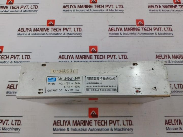 GVE GM-240W-24V Power Supply 175V~240V