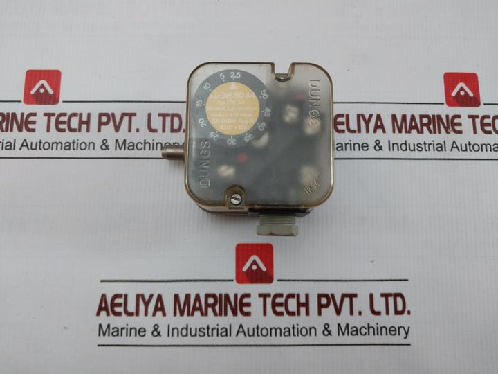 Gw 50 A4 Pressure Switch For Gases And Air Dungs Ip54