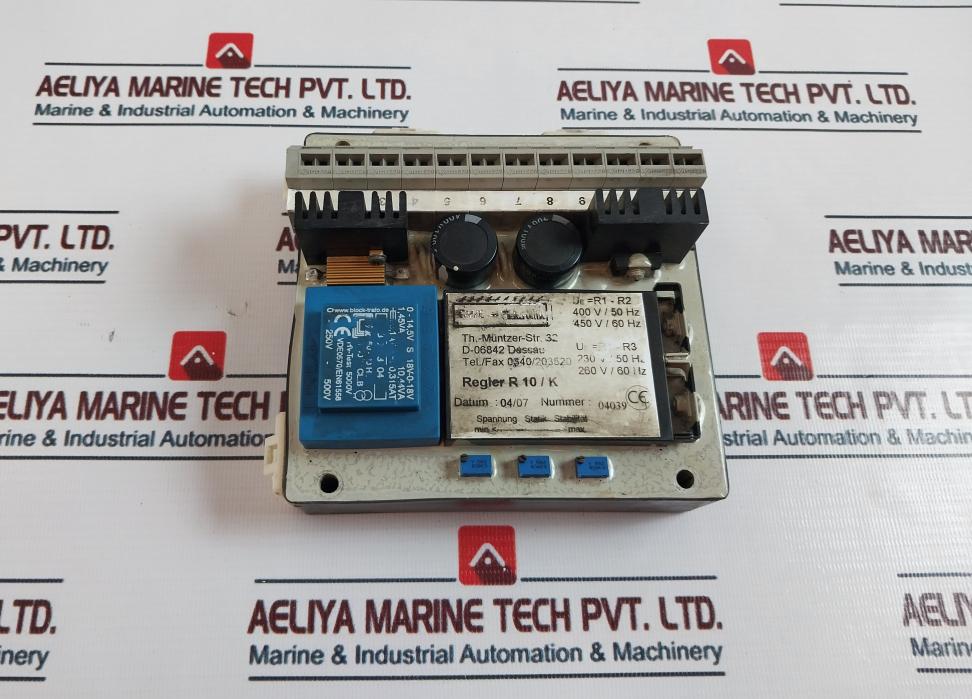 Gwe-elektronik Regler R 10/K Automatic Voltage Regulator 260V/60Hz