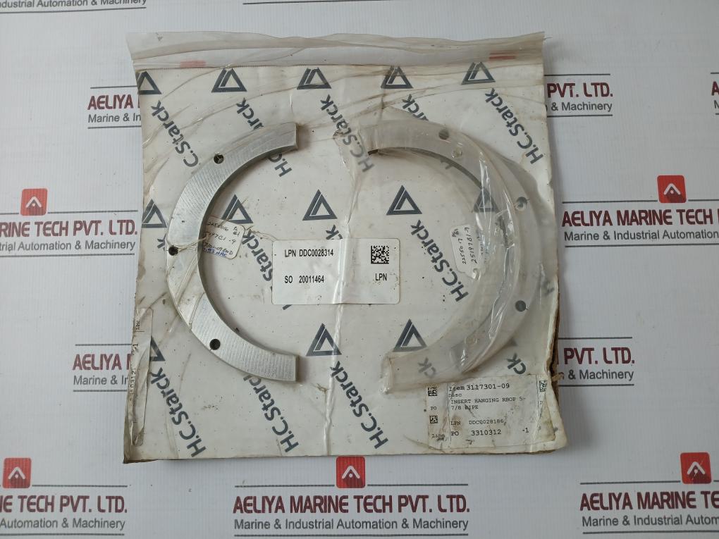 H.C. Starck 3117301-09 Insert Hanging Rbop 5-7/8 Pipe Set Rev D