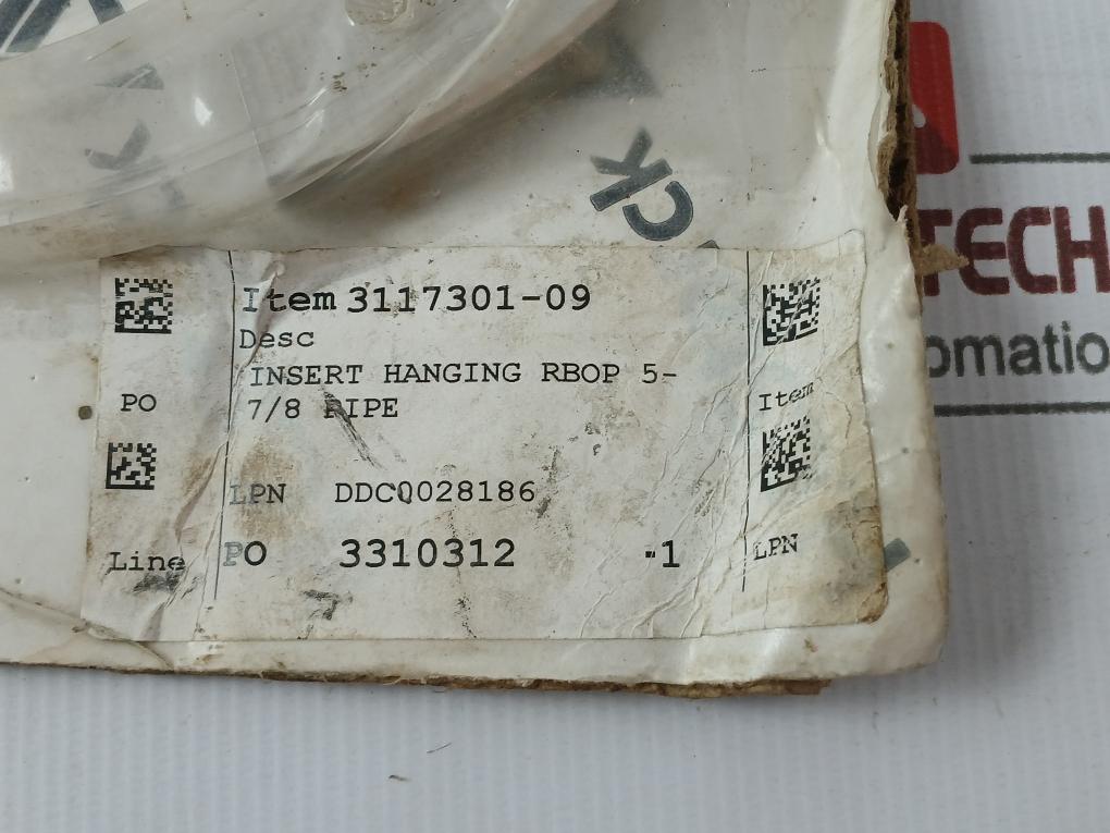 H.C. Starck 3117301-09 Insert Hanging Rbop 5-7/8 Pipe Set Rev D