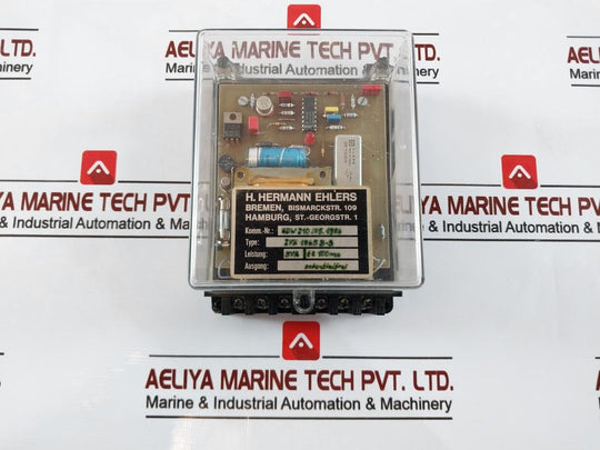 H. Hermann Ehlers Ivk 1865 B-s Signal Relay Box 5Va Tt 100Ms