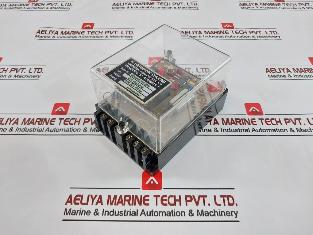 H. Hermann Ehlers Ivk 1865 B-s Signal Relay Box 5Va Tt 100Ms