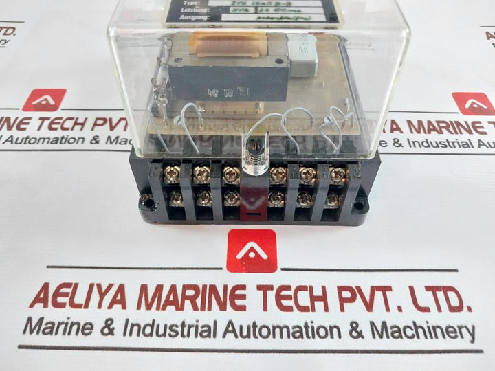 H. Hermann Ehlers Ivk 1865 B-s Signal Relay Box 5Va Tt 100Ms