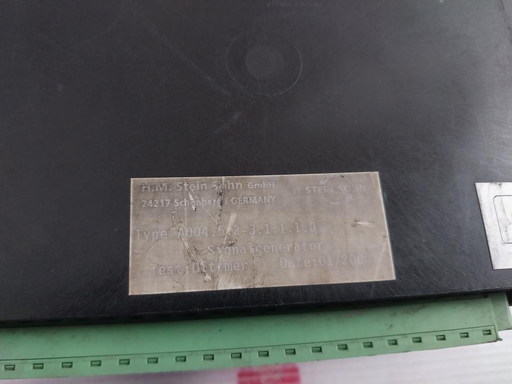 H.M. Stein Sohn A004.5.2-3.1.1.1.0 Signal Generator