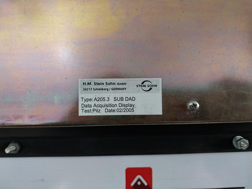 H.M. Stein Sohn A205.3 Sub Dad Data Acquisition Display