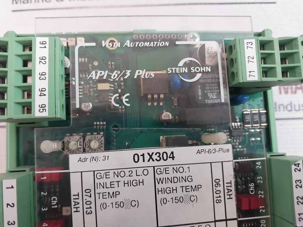 H.M.Stein Sohn API-6/3-Plus Analog Module F102004A 94V