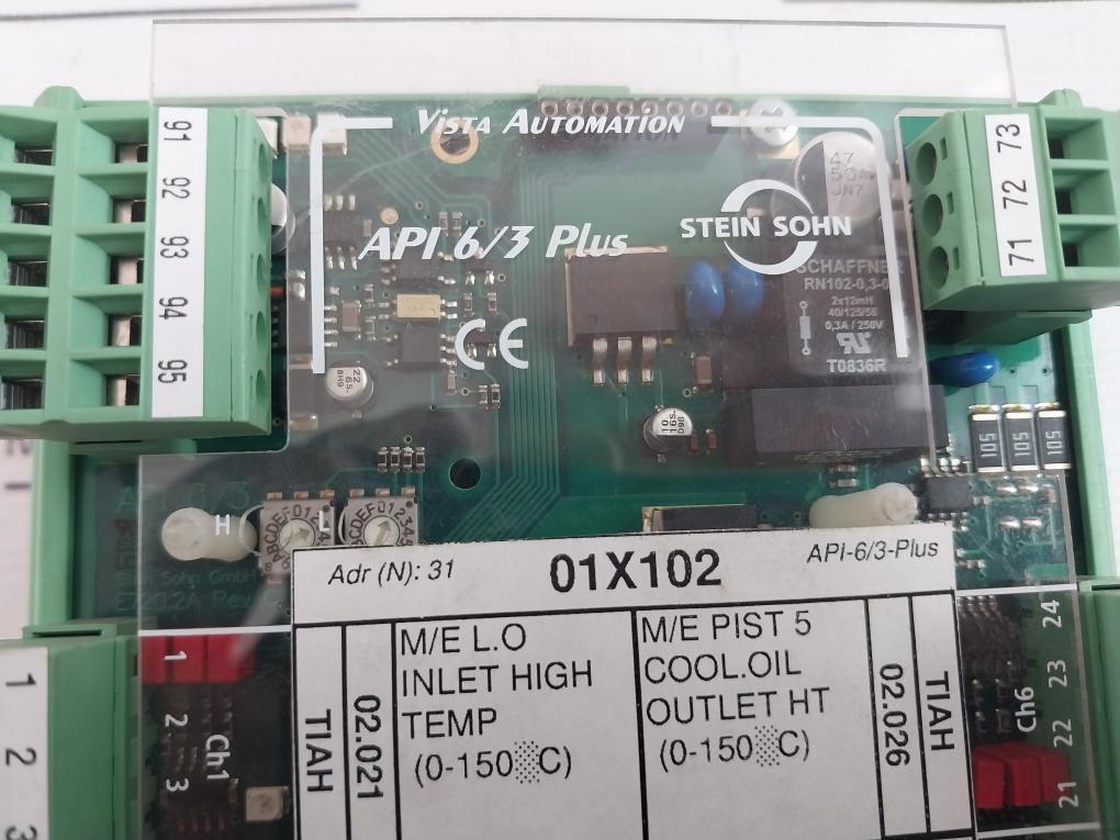 H.M.Stein Sohn F102004A Api 6/3 Plus Analog Module