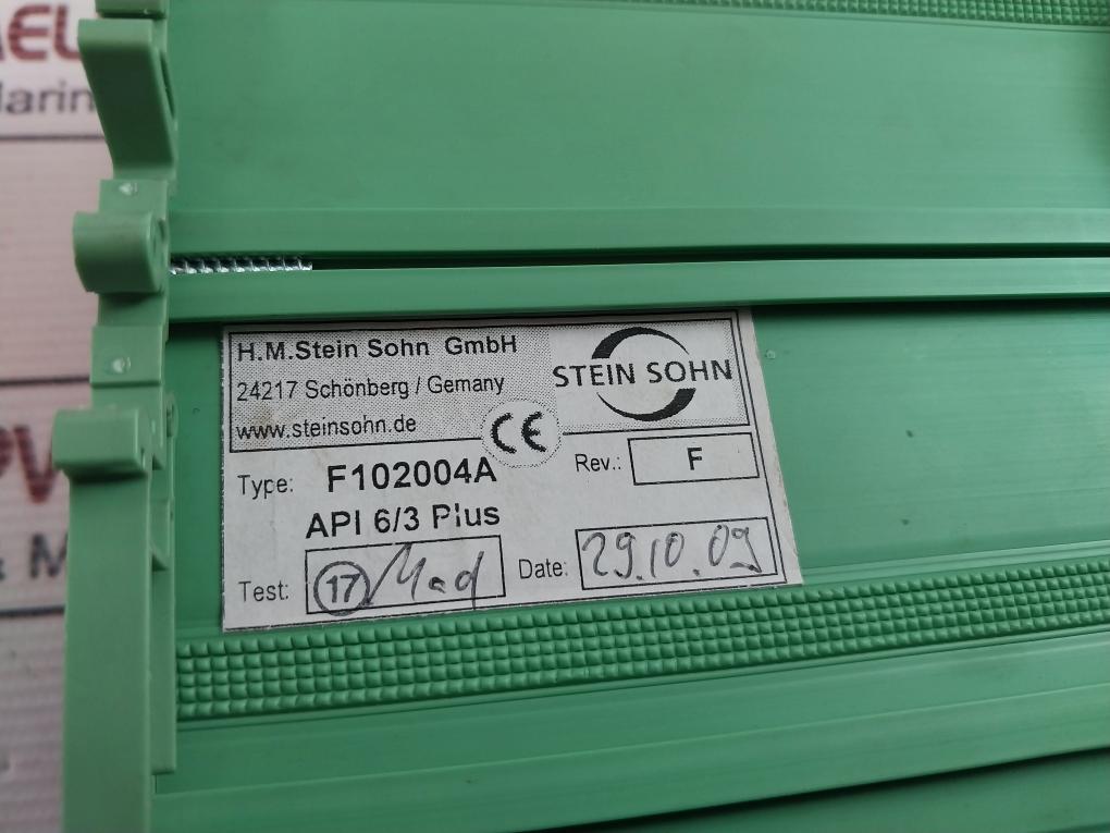H.M.Stein Sohn F102004A Api 6/3 Plus Analog Module