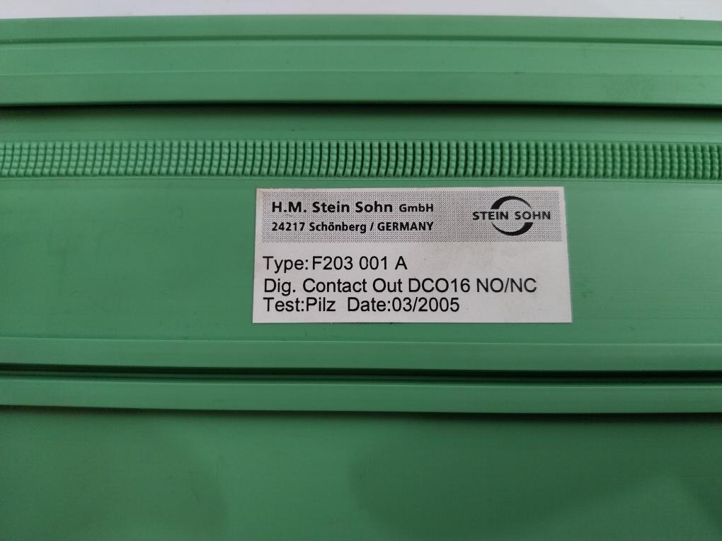 H.M. Stein Sohn F203 001 A Dco 16 Digital Contact Output Module Rev B