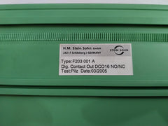 H.M. Stein Sohn F203 001 A Dco 16 Digital Contact Output Module Rev B