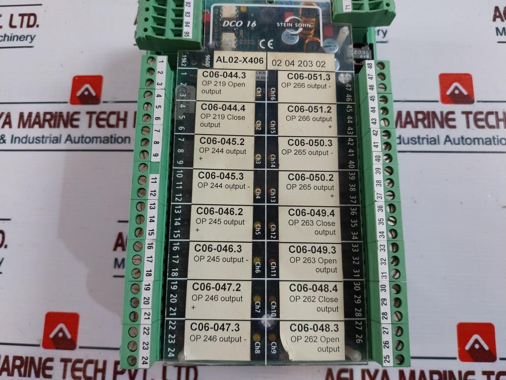 H.M. Stein Sohn F203 001 A Digital Contact Output Module Dco 16 No/Nc