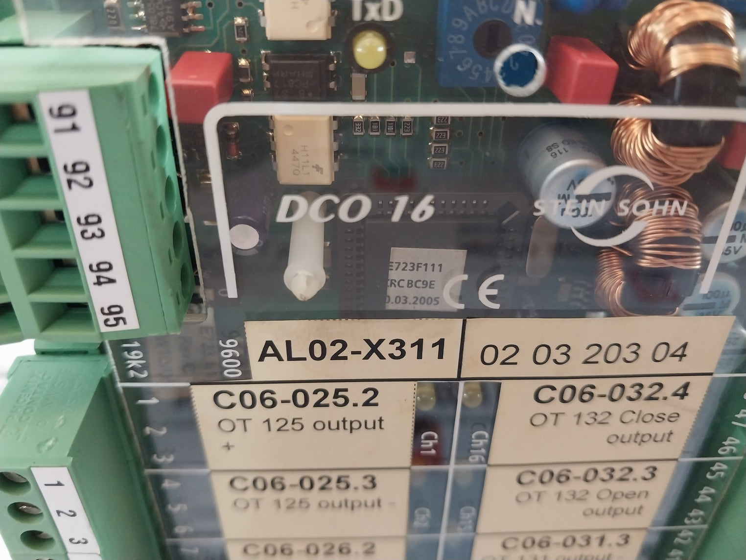 H.M. Stein Stein Sohn F203 001 A Digital Contact Output Module E723.1A