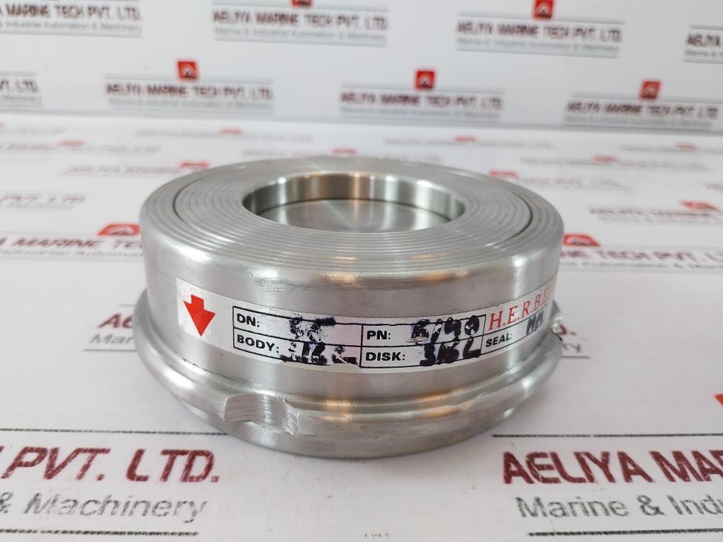 H.e.r.b.e. Dn65 Check Valve Stainless Steel 316l Wafer Type