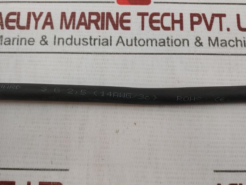 H05Vv5-f Control Cable 600V 14Awg/3C 2 Meter