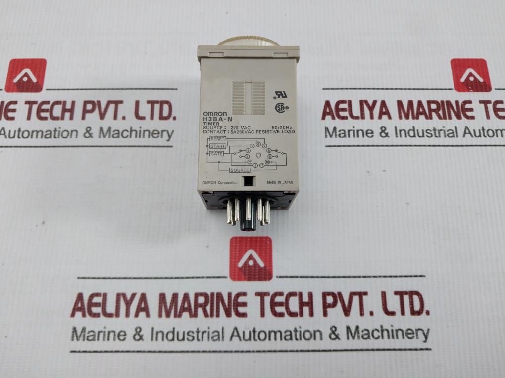 H3Ba-n Omron Analog Timer Relay 220 Vac 50/60Hz