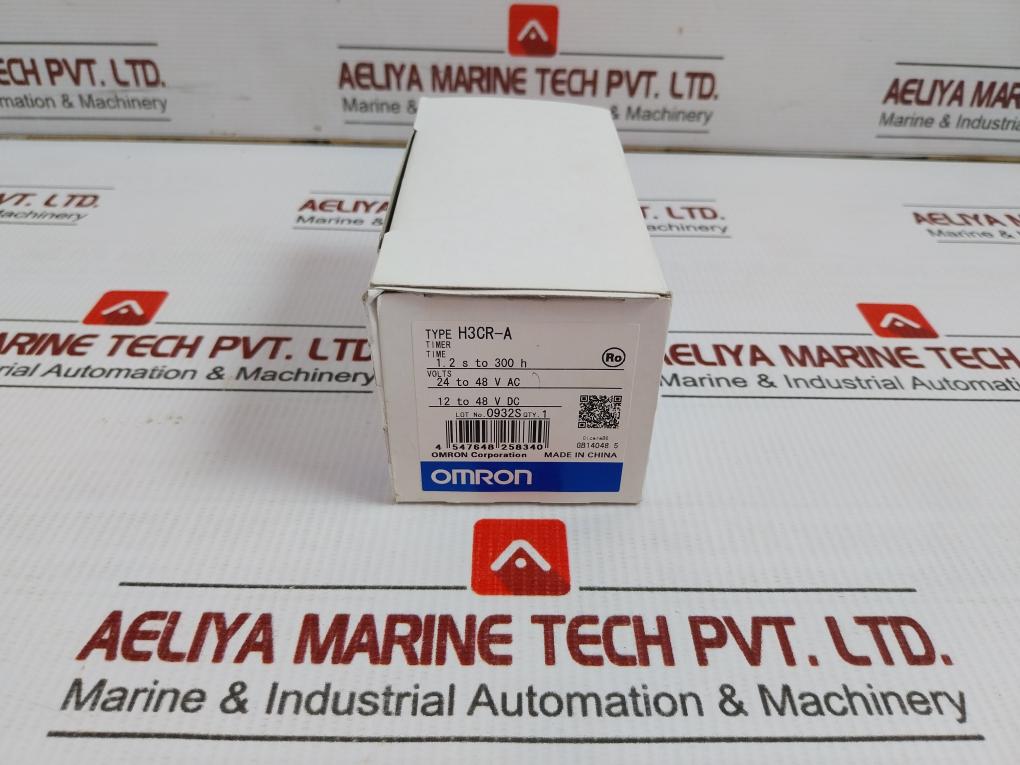 H3Cr-a Omron 0.05 S-300H Solid-state Timer 24-48Vac