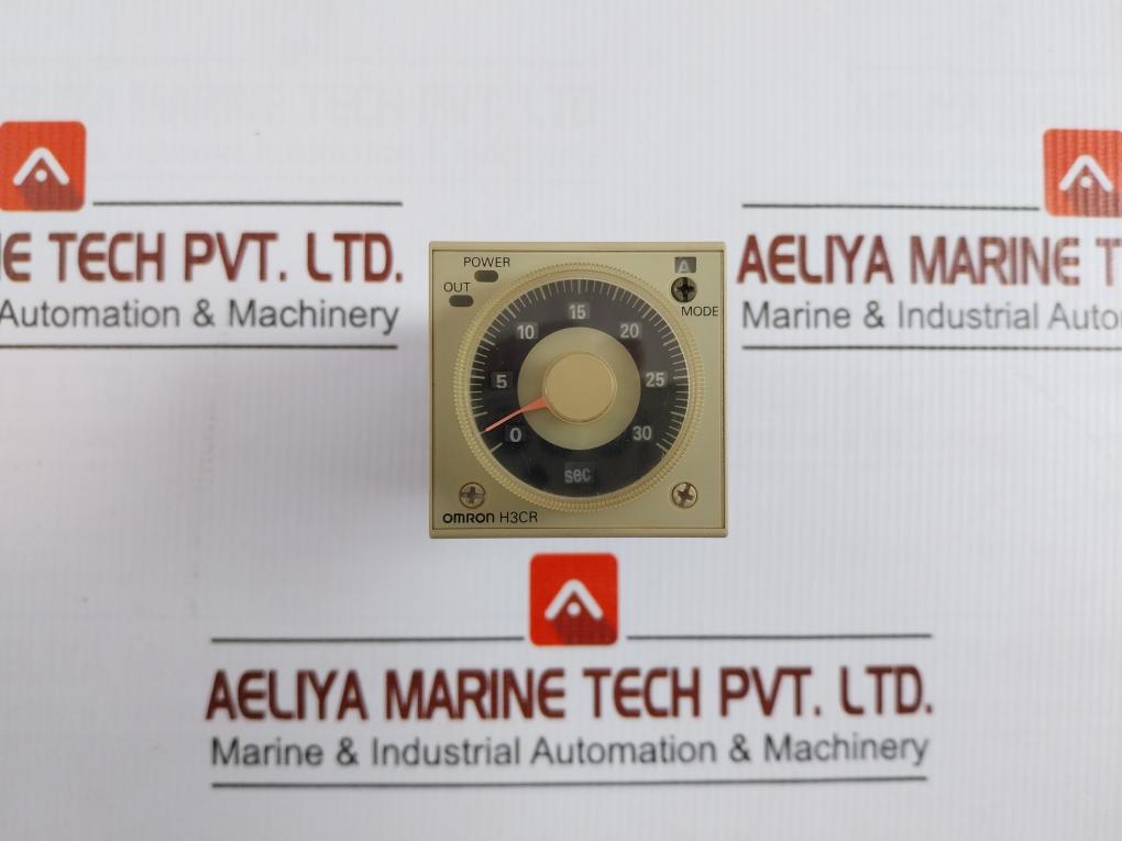 H3Cr-a Omron Multifunction Time Delay Relay 0-30Sec 100-240Vac