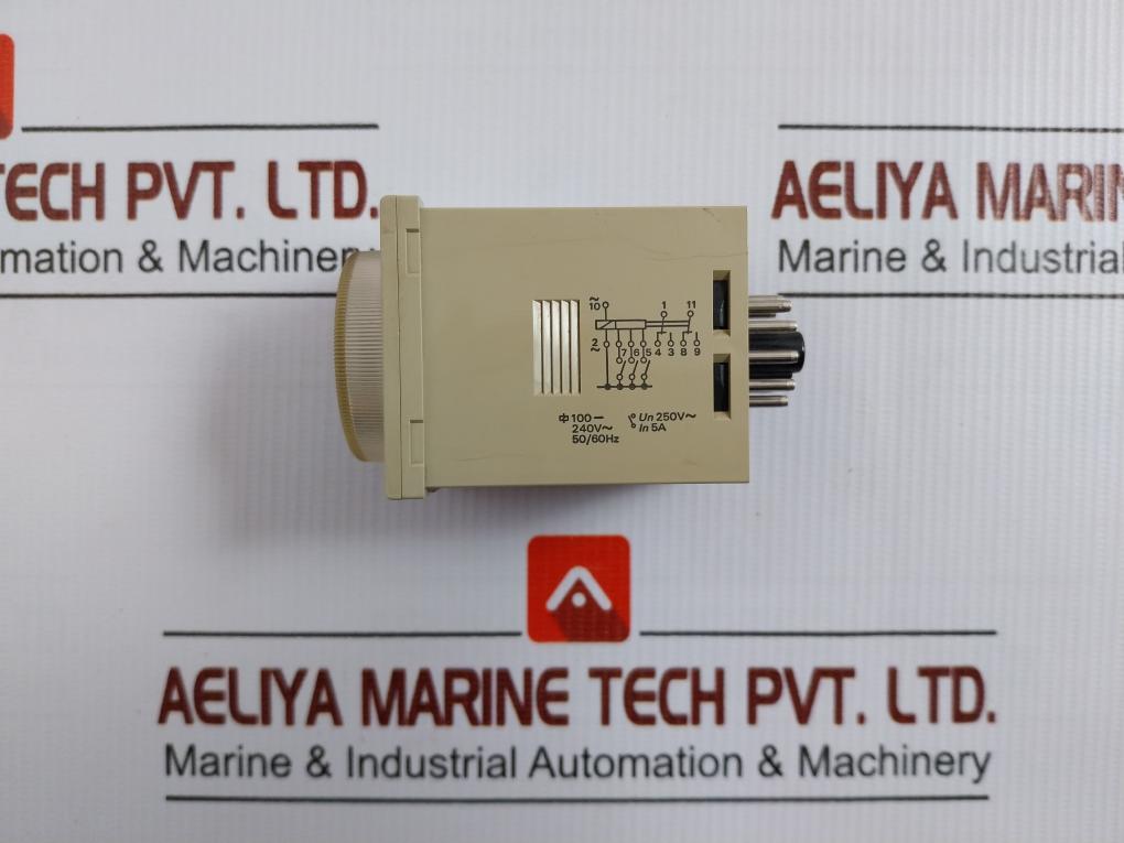 H3Cr-a Omron Multifunction Time Delay Relay 0-30Sec 100-240Vac